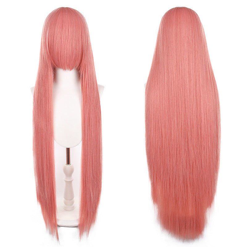 Mao Style Universal Scalp Head Long Bangs Cos Wig