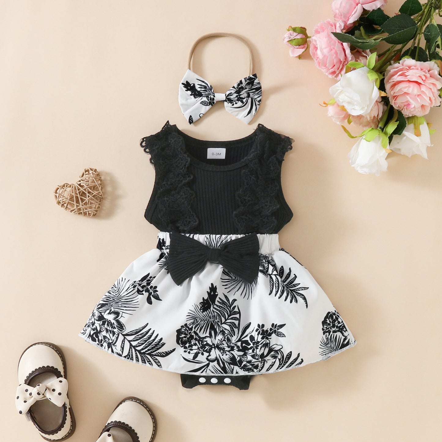 Lace Triangle Rompers Years Old Flower Jumpsuit, Climbing Suit