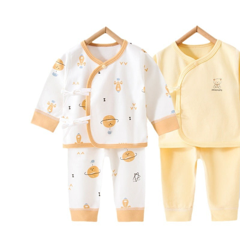 2 Sets Clothes For Babies Four Pure Cotton Class Children's Suit