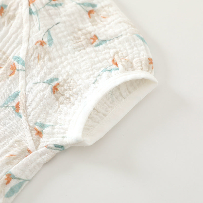 Gauze Jumpsuit Born Clothes Cotton Thin Jumpsuit, Climbing Suit