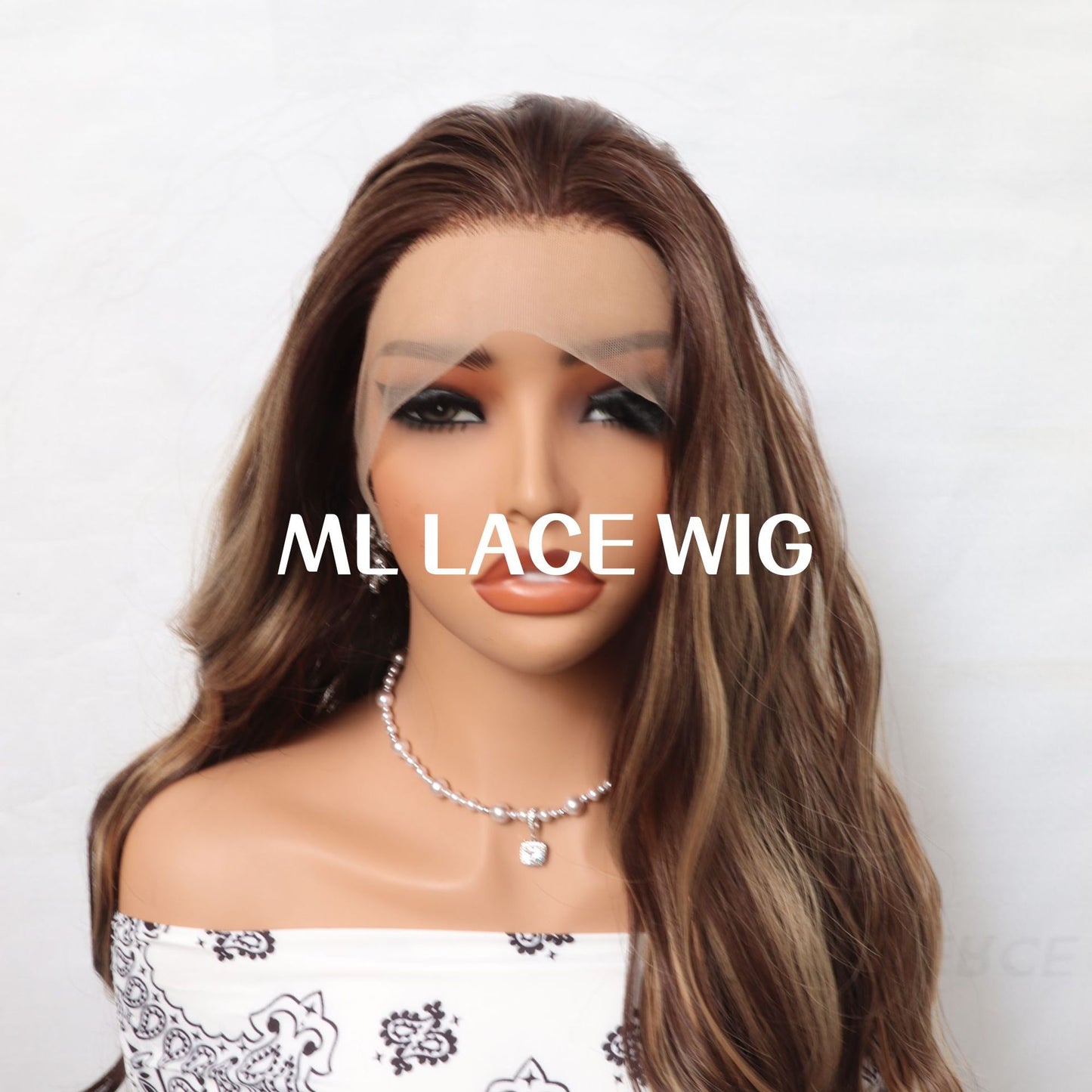 Women's Doll Lolita Hand Crochet Casual Split Curly Hair Team Korean Wig Long Curls