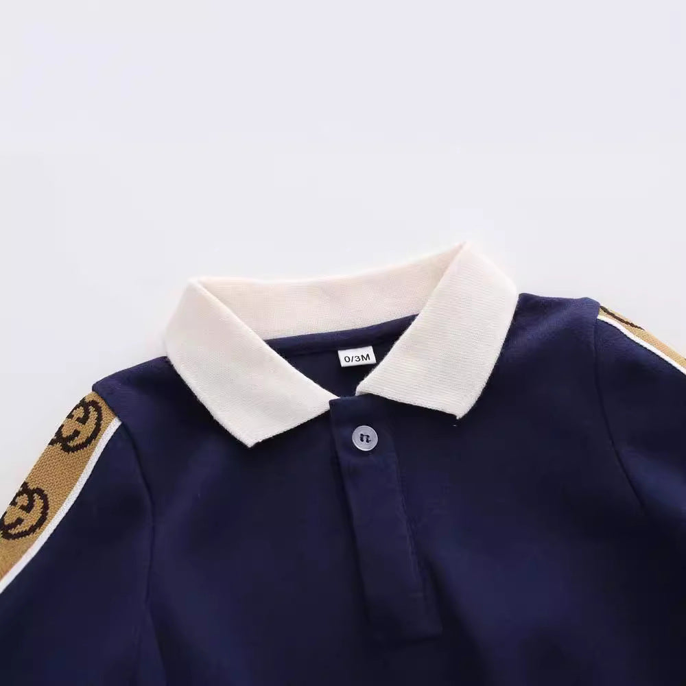 Wear Pure Cotton Rompers Handsome Born Boy Long Sleeve Romper Jumpsuit, Climbing Suit