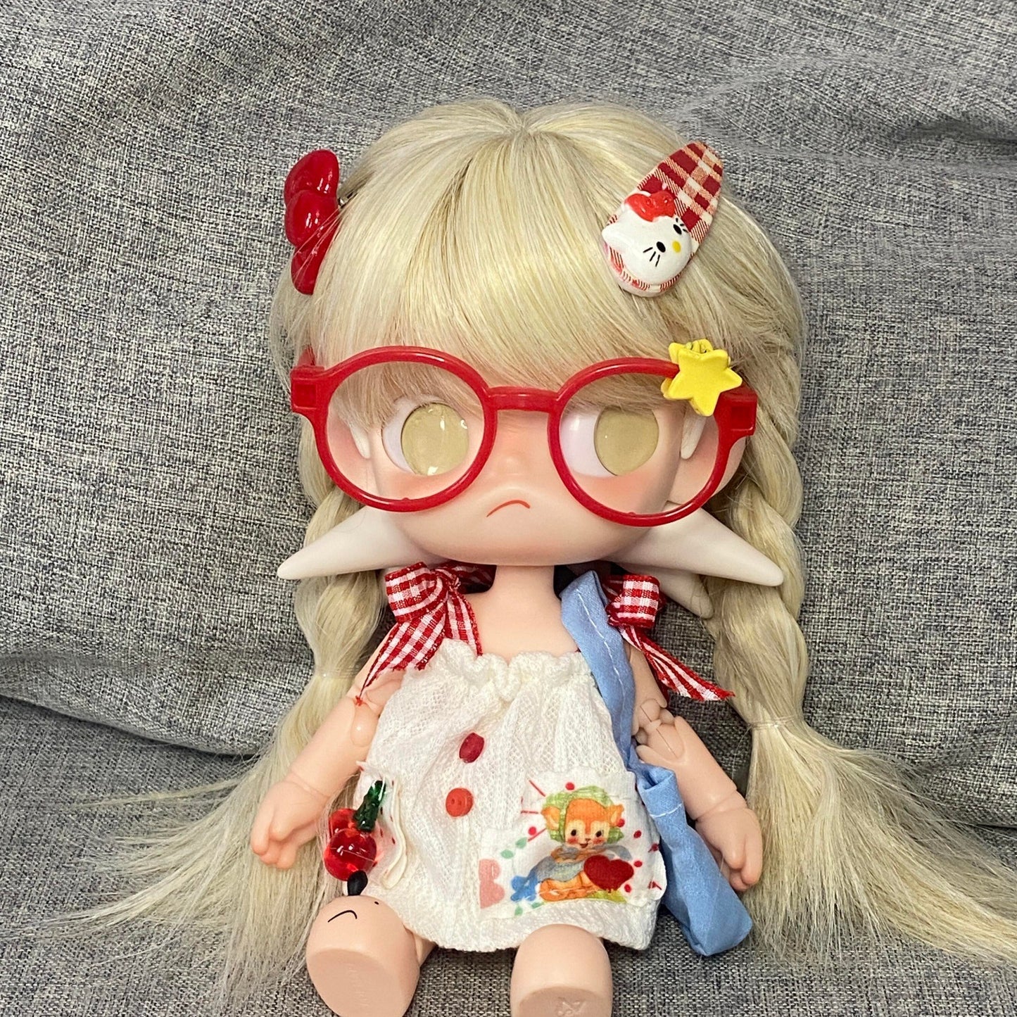 Golden Bangs Long Curly Hair High Quality Fiber Can Be Cos Wig