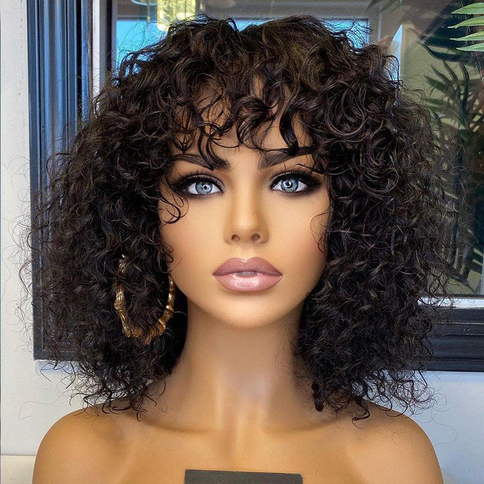 Charming Casual Stylish Innovative Creative Human Real Hair Wig