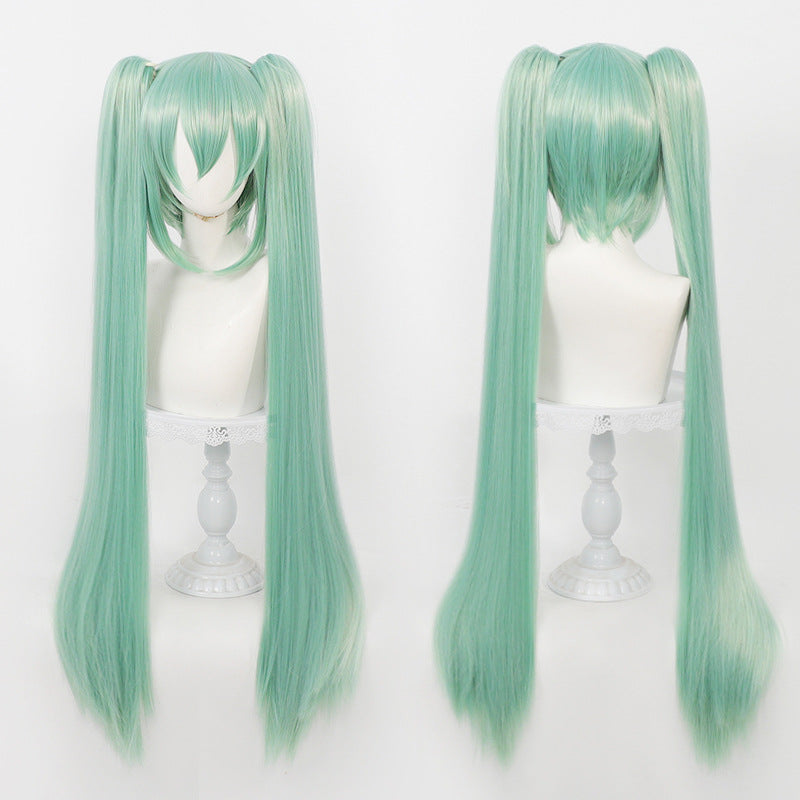 Attractive Beautiful Comfortable Snow Split Ponytail Cos Wig