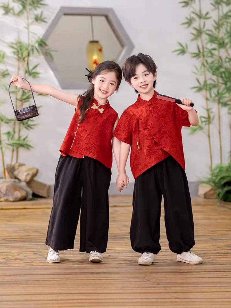 Children's Clothing Boys Chinese Style Han Costume Tang Kindergarten Performance Clothes Children's Suit