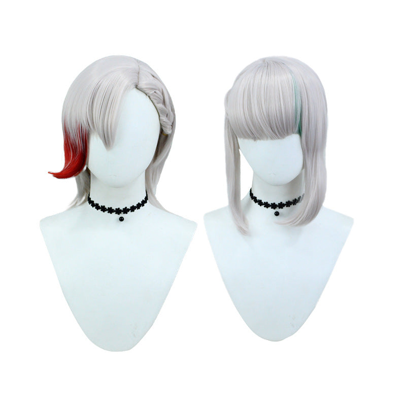 Beautiful Original Simulation Scalp Top Highlight Fiber Short Cos Wig
