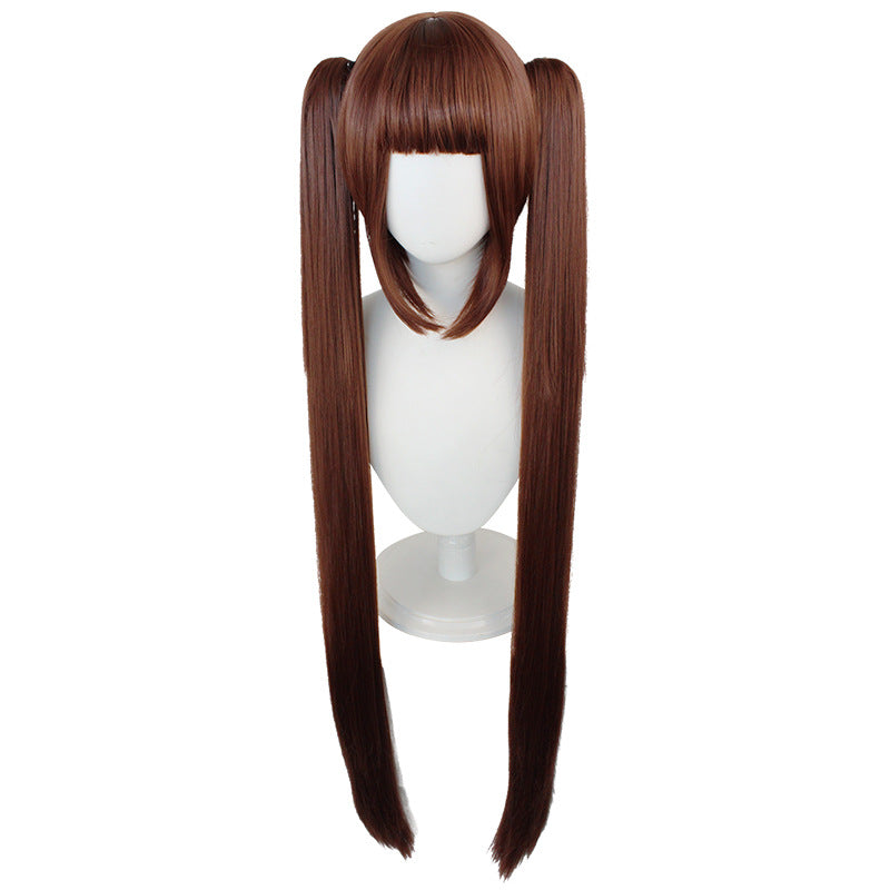 Paradise Chocolate Vanilla Character Fiber Pairs Cos Wig