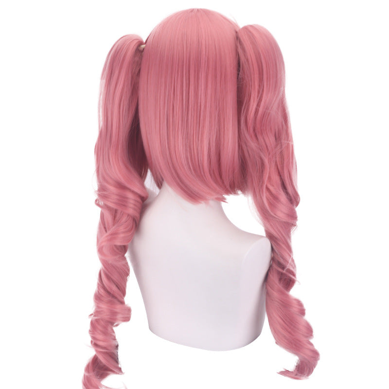 One Piece Princess Ghost Pink Double Cos Wig