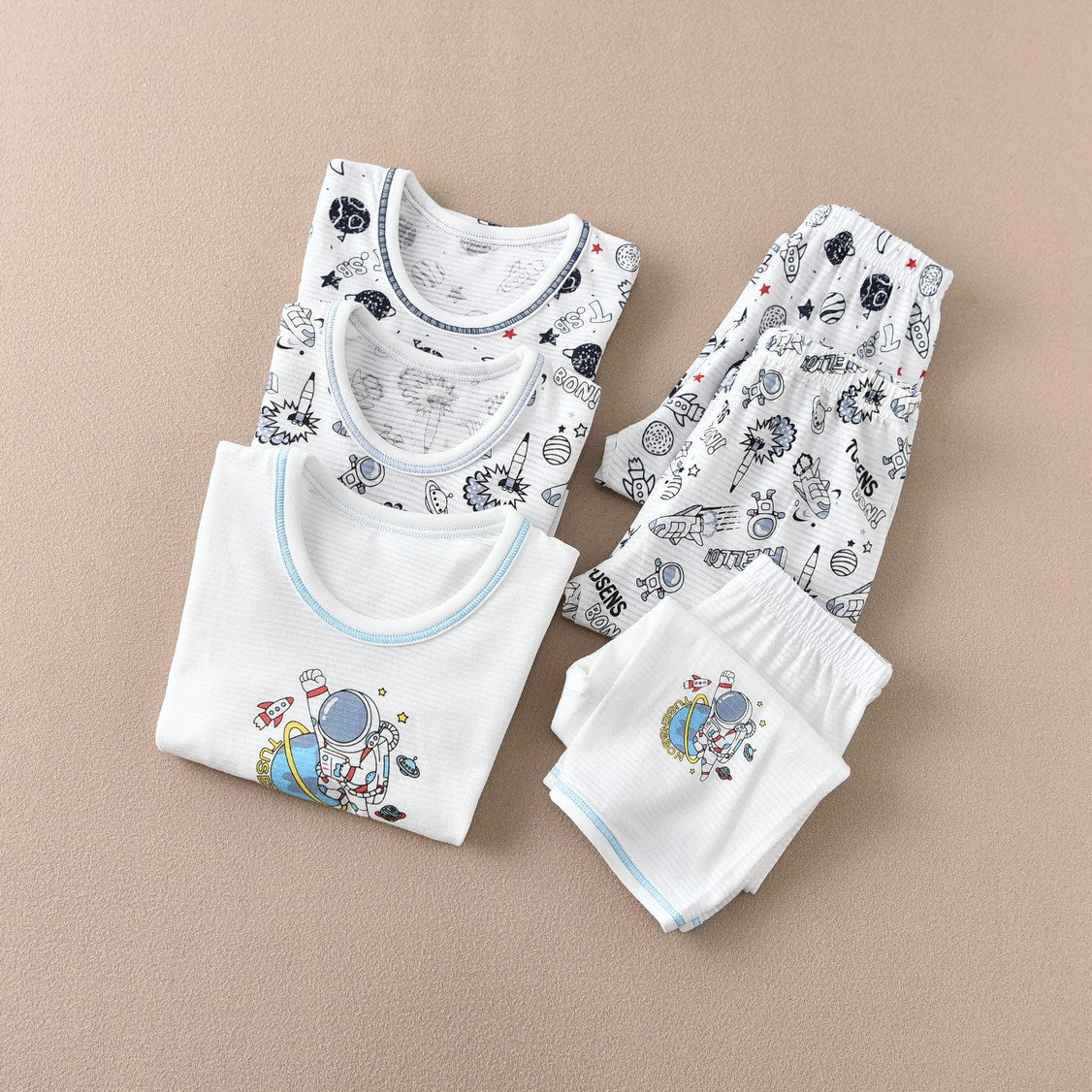 Children's Cropped Pants Short Home Wear Summer Thin Children's Suit