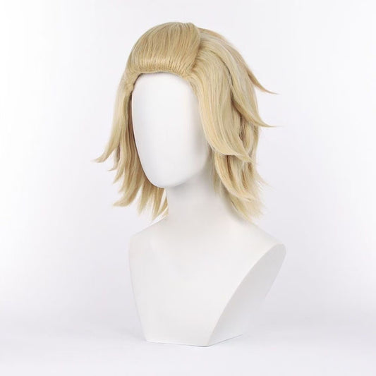 Tokyo Ji Avengers Light Golden Short Hair Big Cos Wig