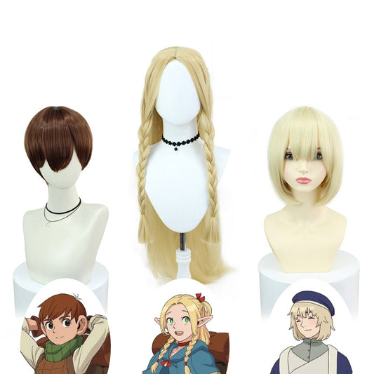 Maze Rice Lucille Artificial Scalp Hair Cos Wig