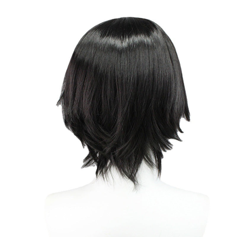 Dogs Fiber Brown Black Short Hair Universal Cos Wig