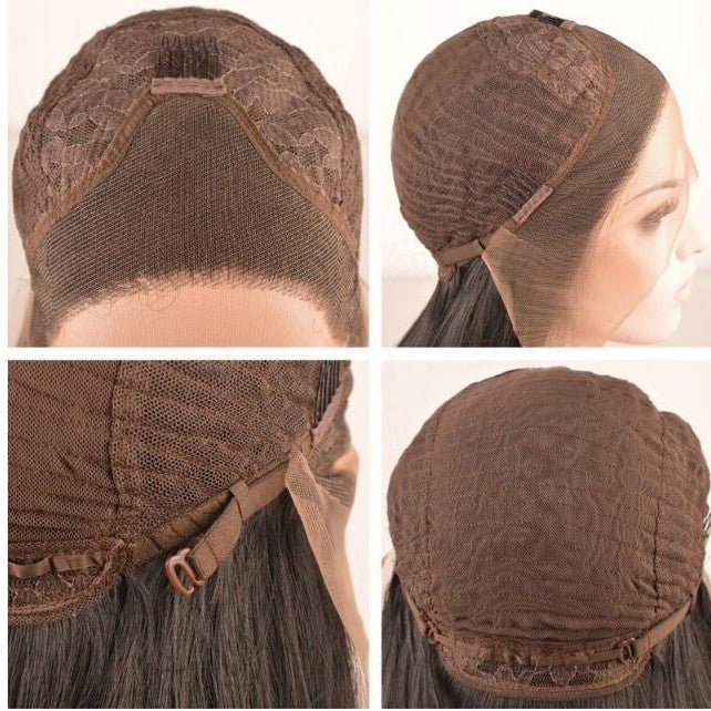 Front Lace Full Top Head Cover Wig Long Curls