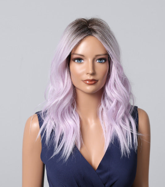 Women's Large Wave Curly Hair Fluffy Fashion Micro Wig Long Curls