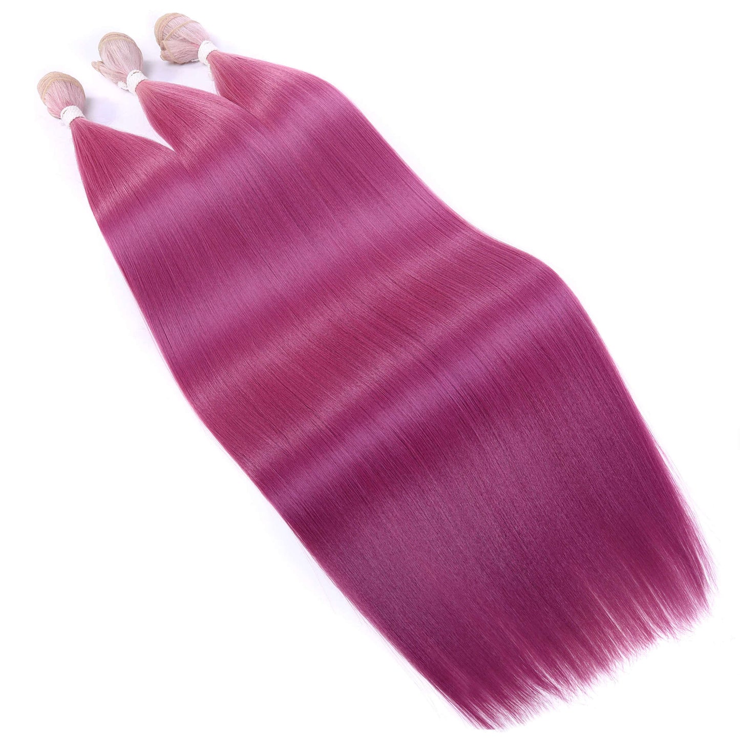 Women's Chemical Fiber African Hair Band Weft Long Straight Wig