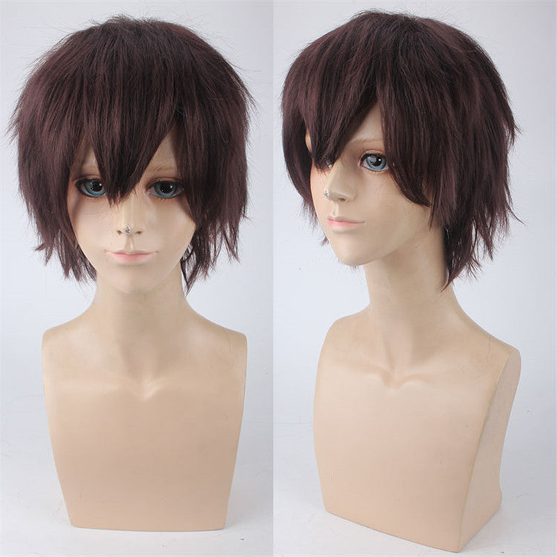 Men's Hair Color Universal Anime Style Short Cos Wig