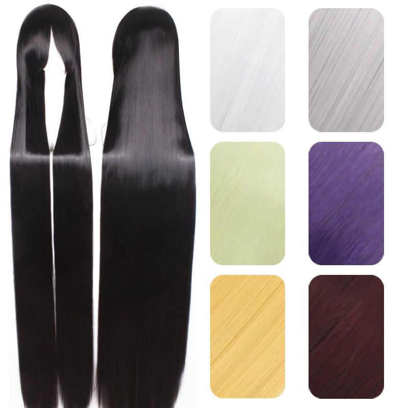 Women's & Men's Thickened Black White Sier Red Yellow Universal Ancient Costume With Cos Wig