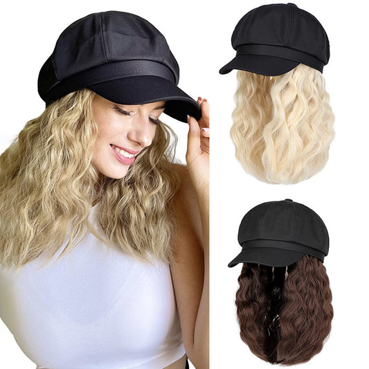 Hooded Personality Short Curly Hair Small Curls Chemical Fiber Head Other Wig