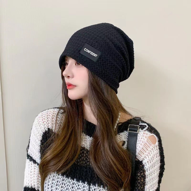 Hat With Hair Pile Heap Cap Short Wig Long Curls