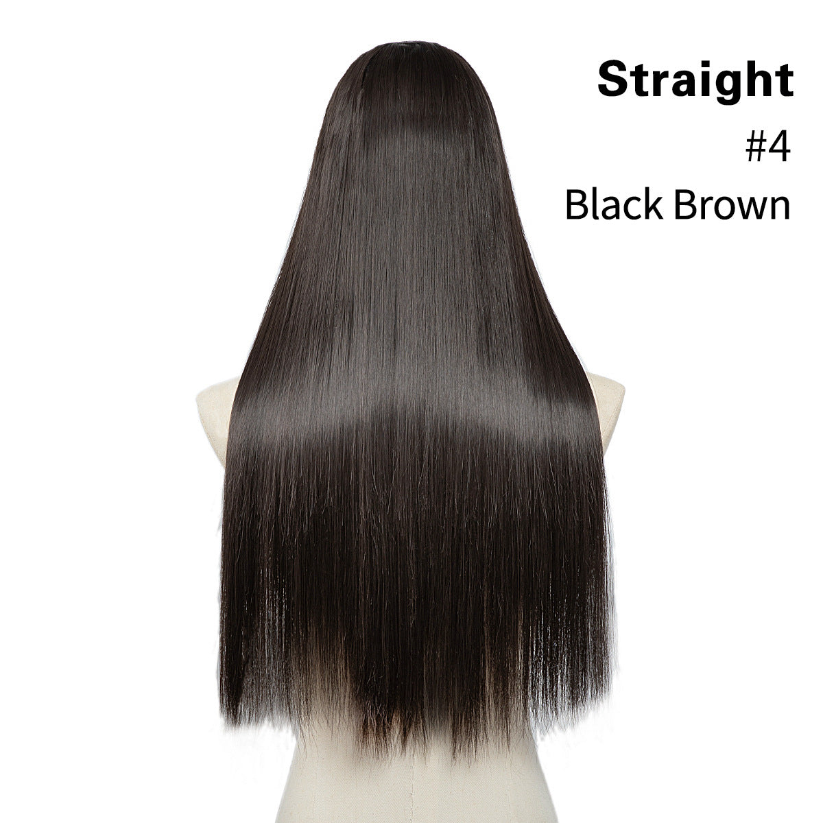 Female Chemical Fiber Simulation U-shaped Half Headgear Seamless Wig
