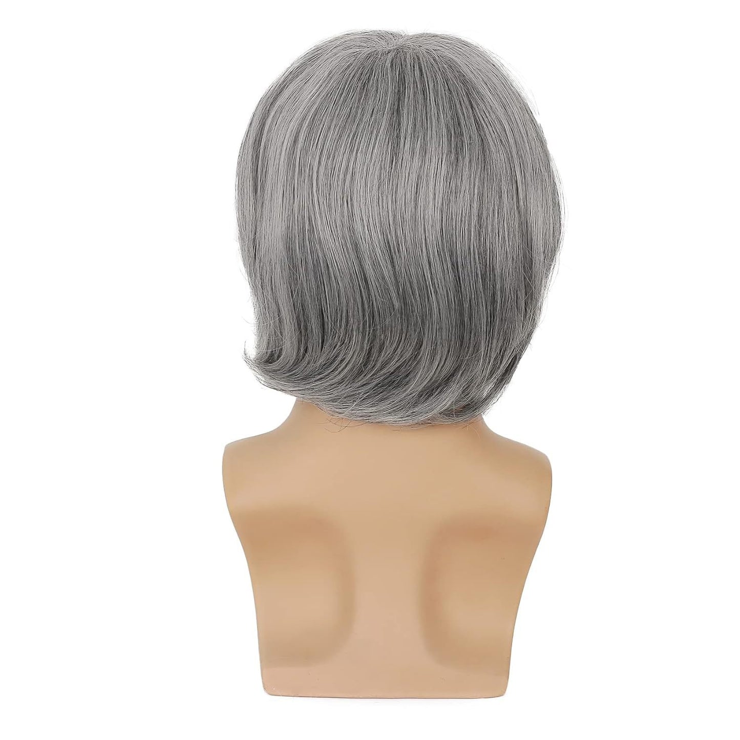 Men's Fashion Sier Gray Head Cover Men's Wig