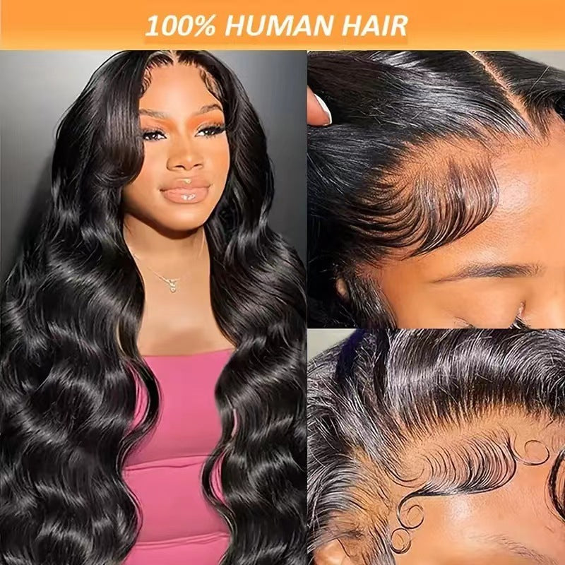 Mid-length Curly Big Wave Front Lace Chemical Wig Long Curls