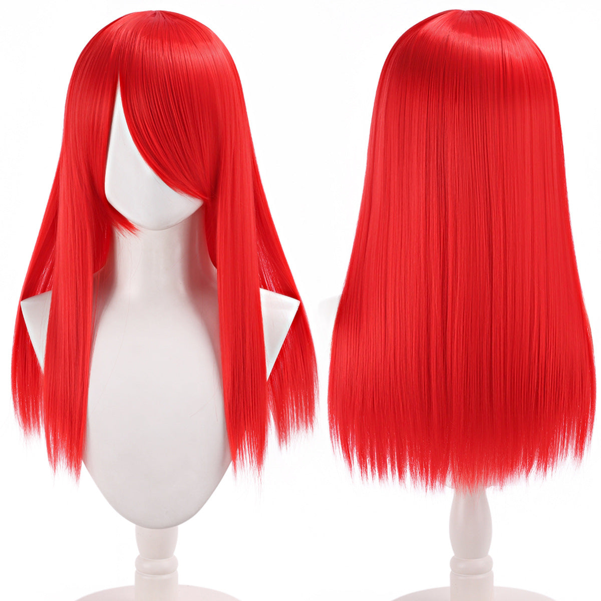 Lord Anime Fiber Rose Color Thickened Long Straight Hair Cos Wig