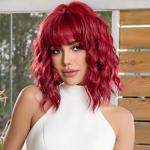 Synthetic Curly Hair Natural Shoulder Long Wig Bangs