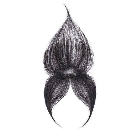 Fetal Hair Bangs Set Female Head Replacement Real Light Cover Wig