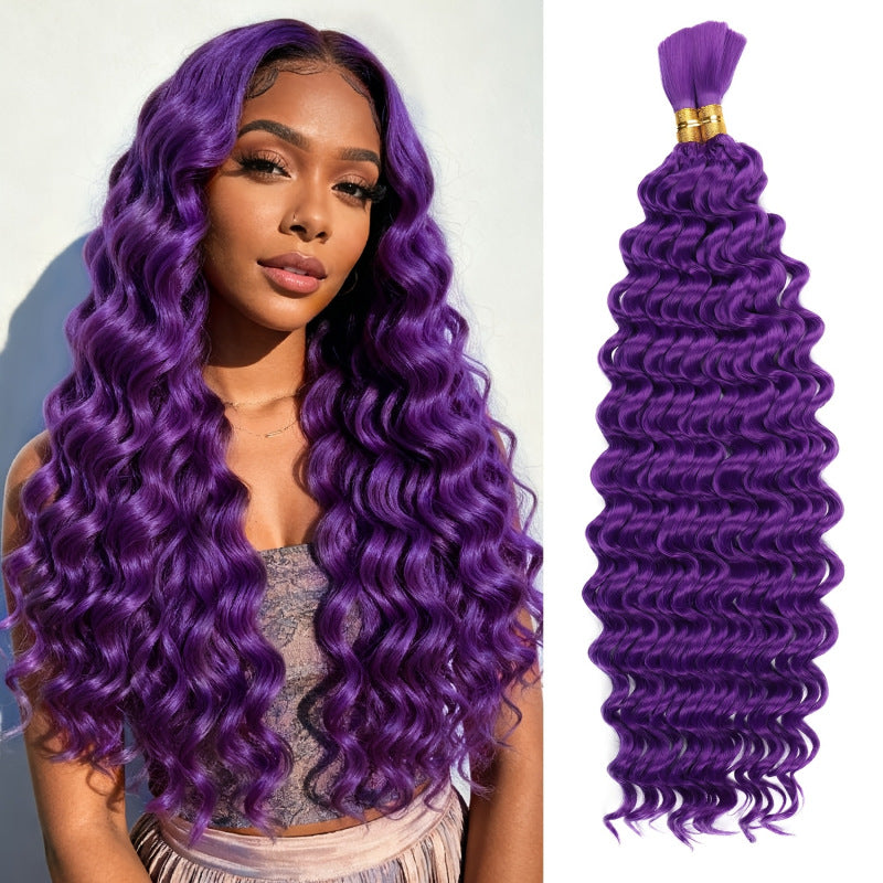 Chemical Fiber Hair Bundle Body Weave Knitting Crochet Long Curly Other Wig