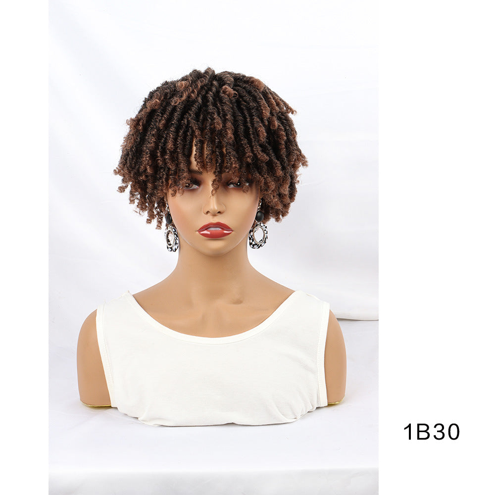 Chemical Fiber Empty Heart Braid Hairpiece Natural Other Wig