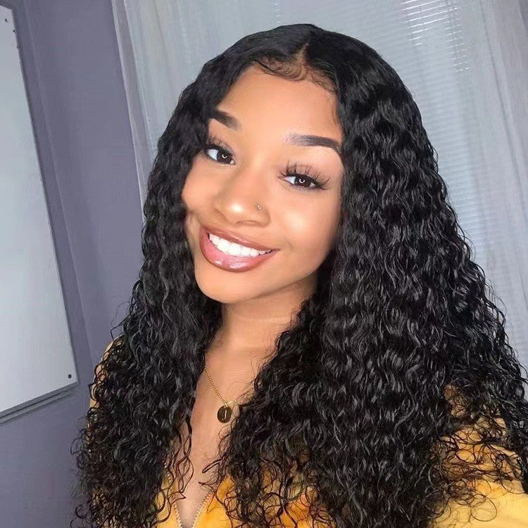 African Wigs With Small Curly Hair Wig Long Curls