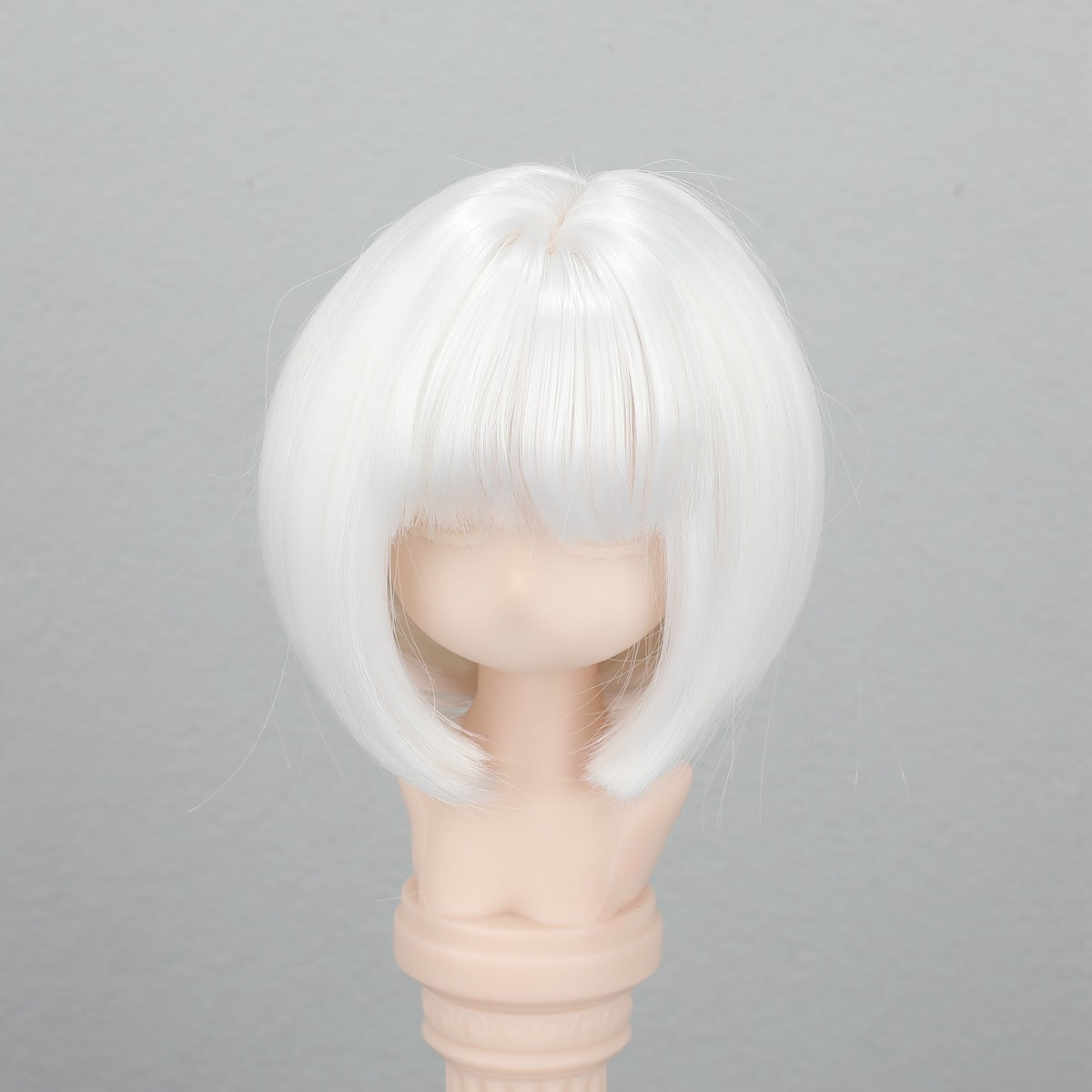 Doll Points Soft Silk Long Head Leather Tip Cos Wig