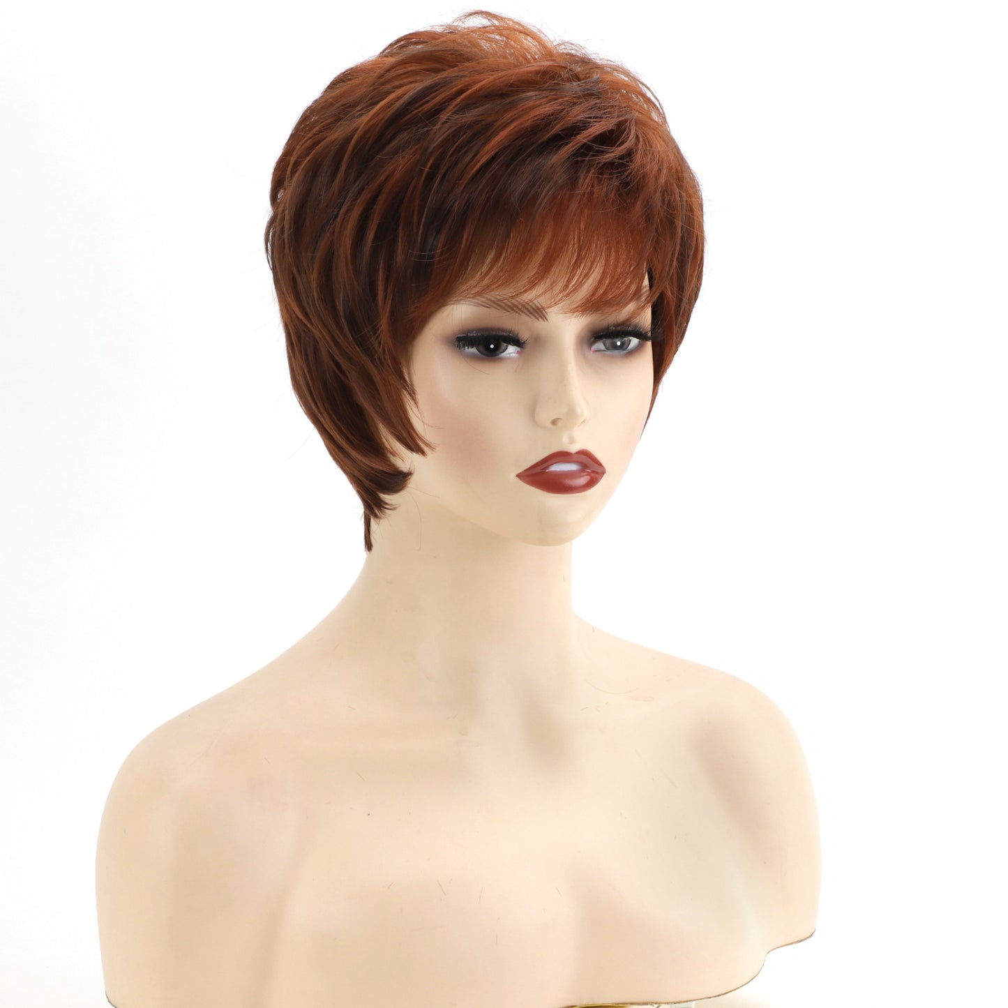 Versatile Beautiful Women's Fluffy Chemical Fiber Wig Short Curly Hair