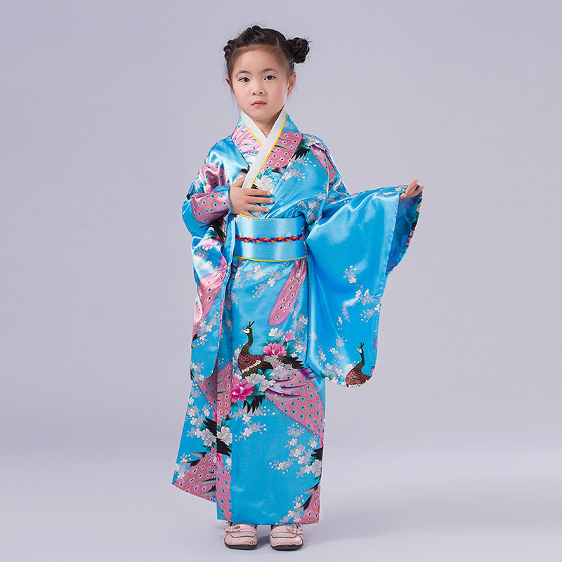 Women's & Children's Clothing Performance Printing Bathrobe Nightgown Primary Children's Suit