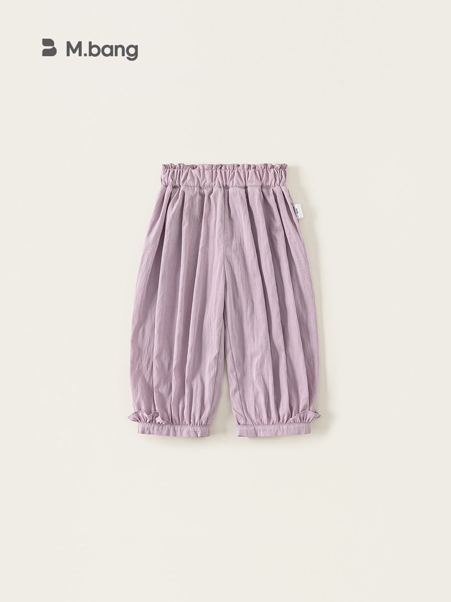 Children's Thin Anti Mosquito Pure Color Trousers Children's Pants