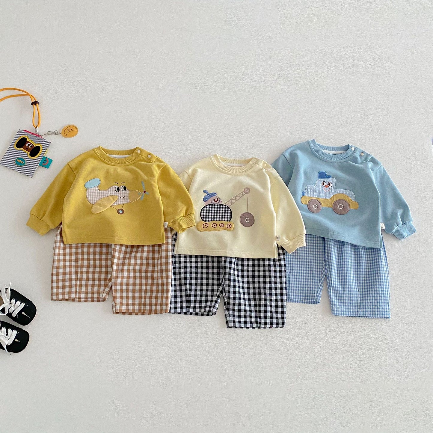 No Refund Change Patch Sweater Spring Boys Fashion Cartoon Children's T-shirt