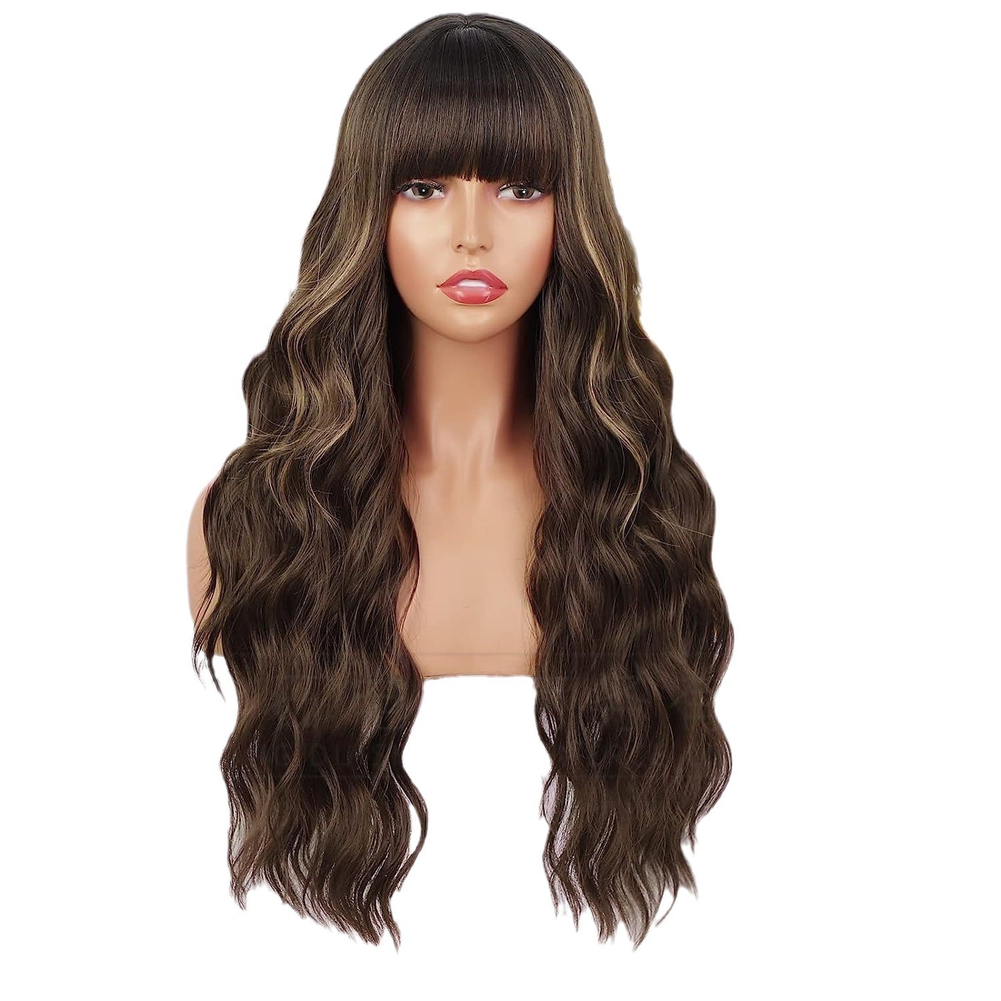 Women's Natural Fluffy Big Wave Curly Hair Wig Long Curls