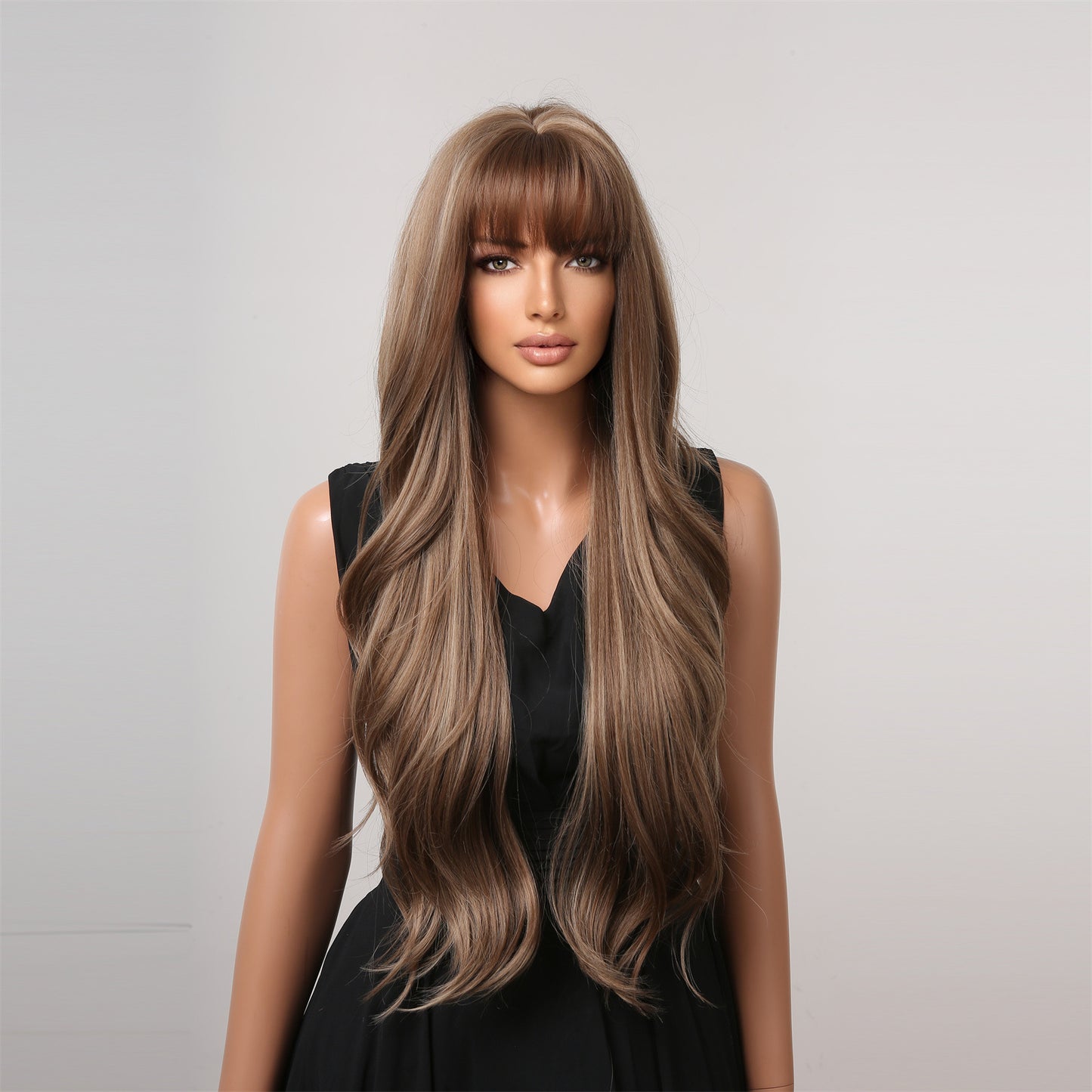 Women's Big Wave Curly Hair Fiber Natural Wig Long Curls