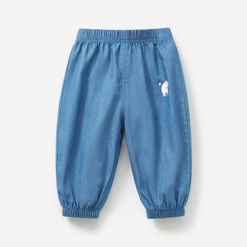 Children's Summer Thin Jeans Toddler Clothing Trousers Children's Pants