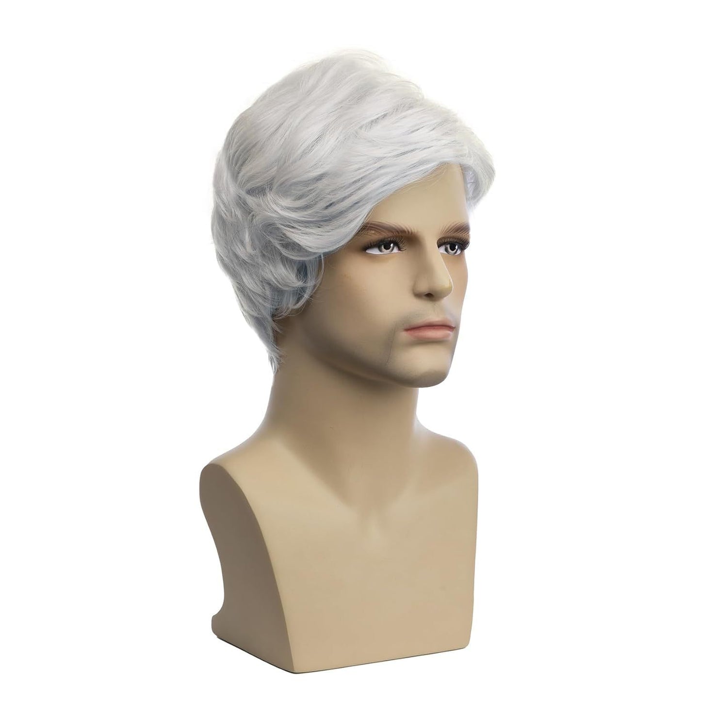 Men's Partial Points Side Bangs Short Chemical Fiber Men's Wig