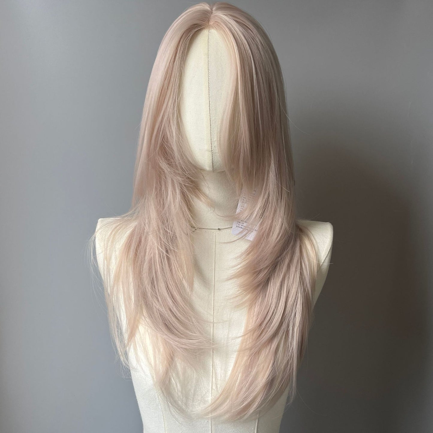 Lace Upgraded U-shaped High Skull Top Fluffy Female Long Straight Wig