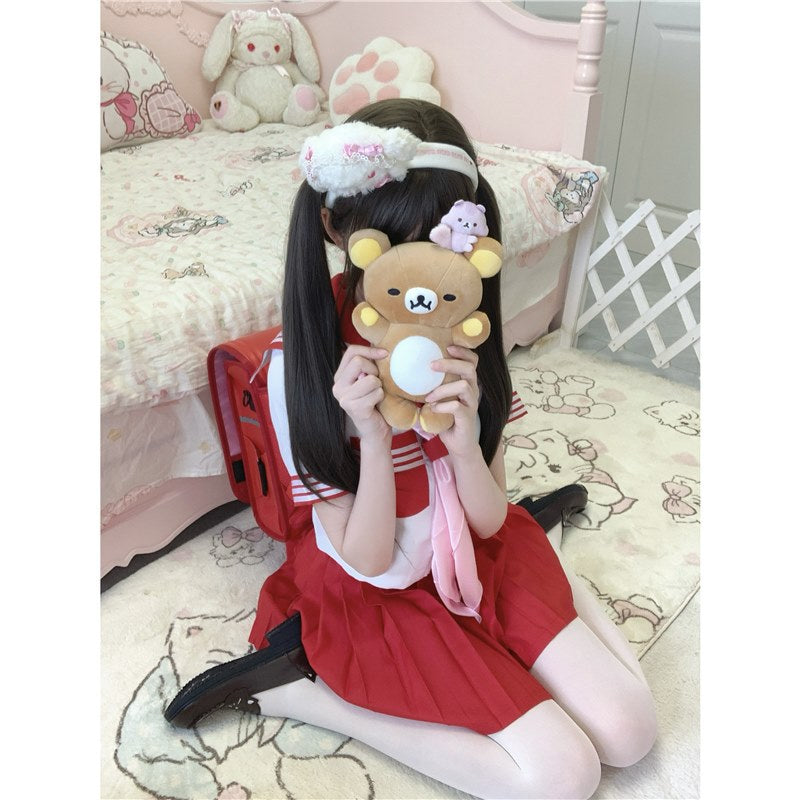 Ponytail Little Radish Female Daily Long Straight Cos Wig