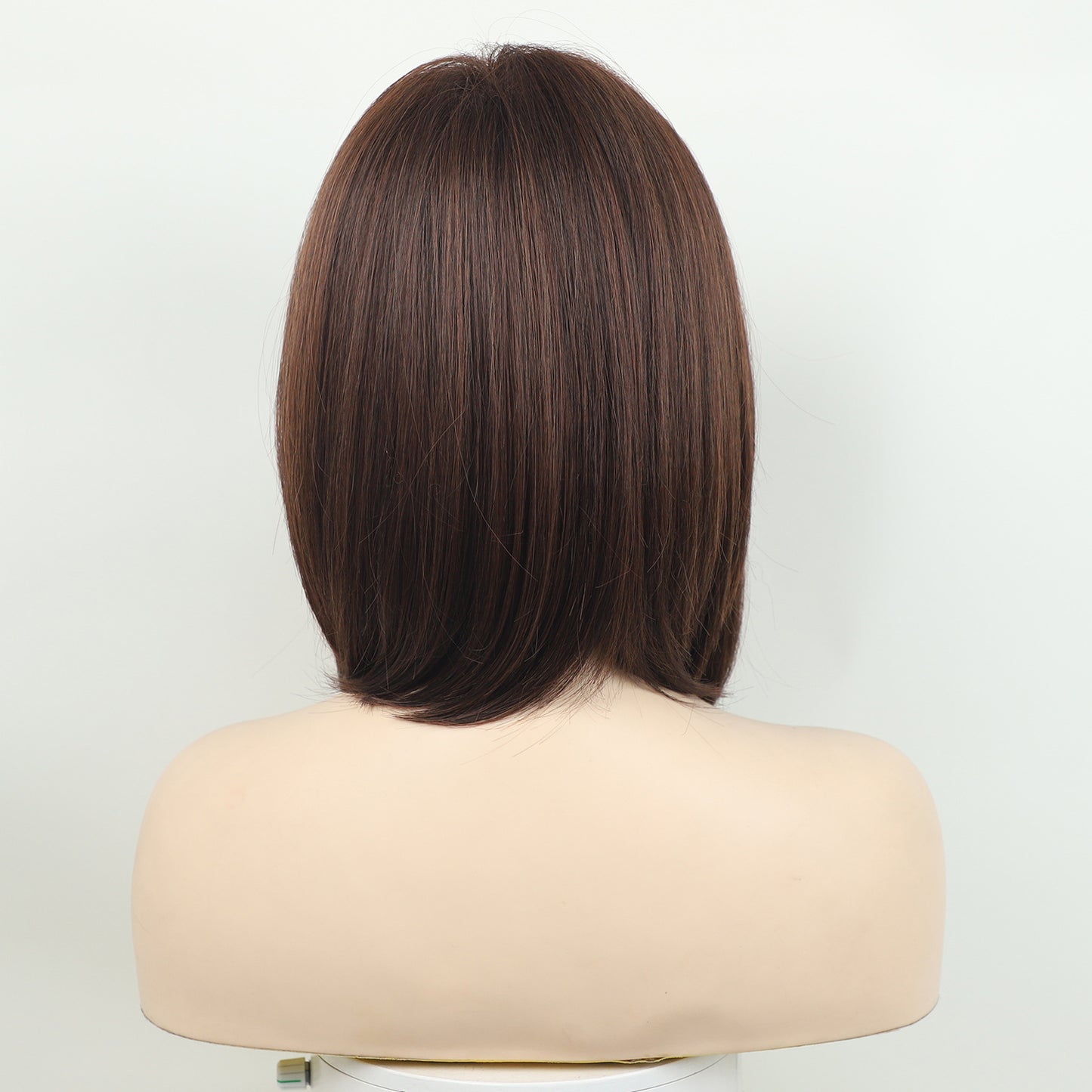 Female Full Head Mid-length Hair Partial Brown Inner Long Straight Wig