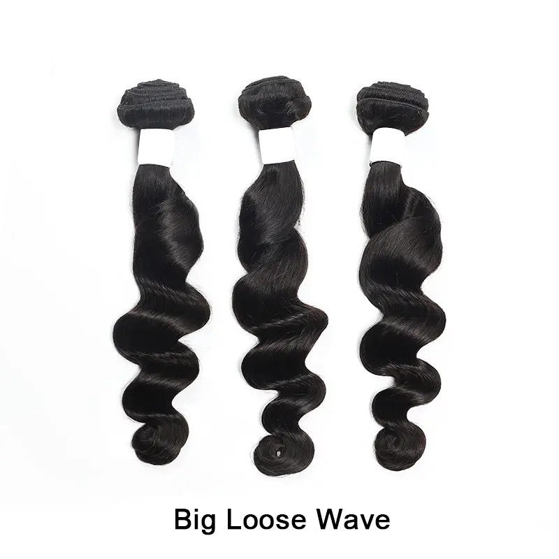 Slouchy Casual Straight Strip Human Wigs Real Hair Wig