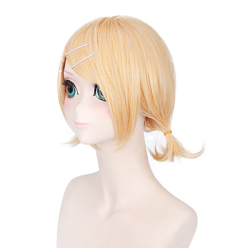 Mirror Sound Simulation Sister Lengthened Board Double Son Meltdown Bell Cos Wig
