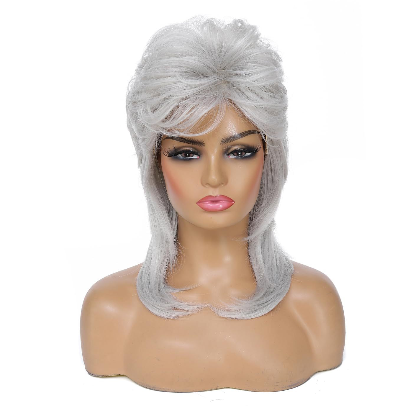 Rock Heavy Metal Shawl Curly Hair Wig Long Curls