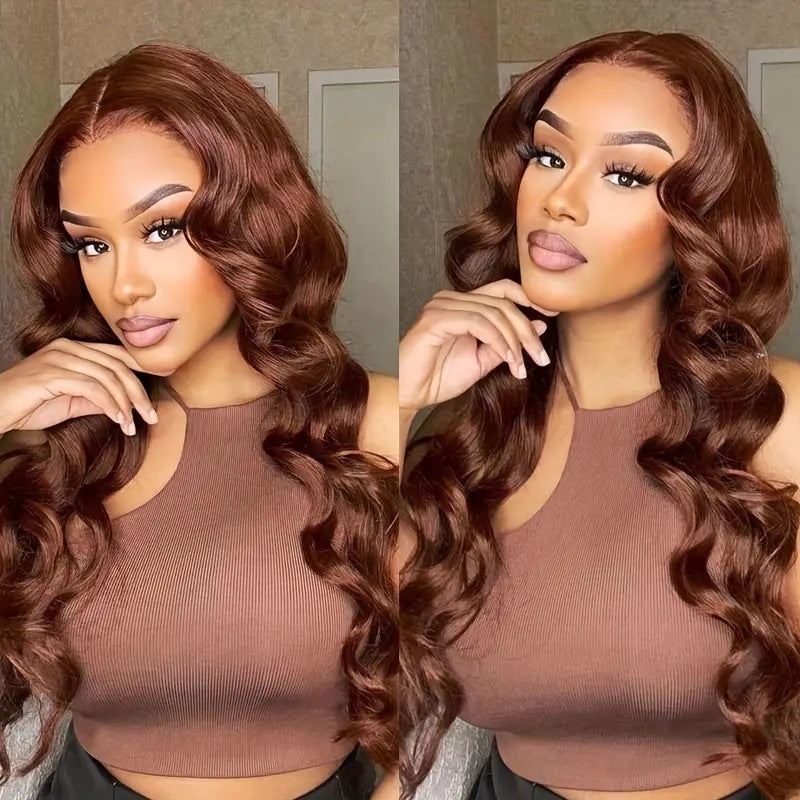 Fashion Front Lace Head Cover African Big Wave Wig Long Curls