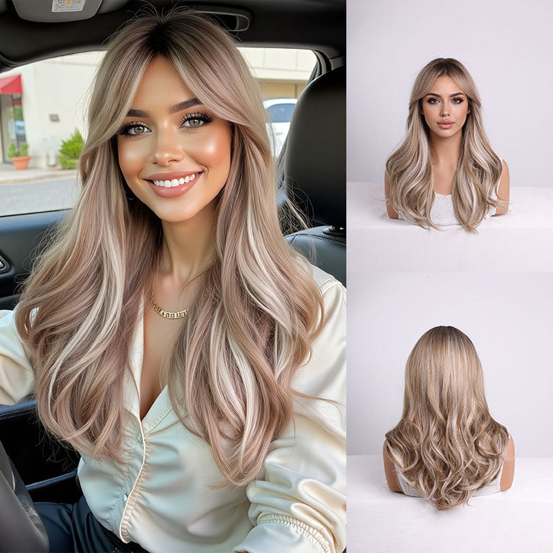 Women's Micro Roll Cool High-grade Hair Chemical Wig Long Curls